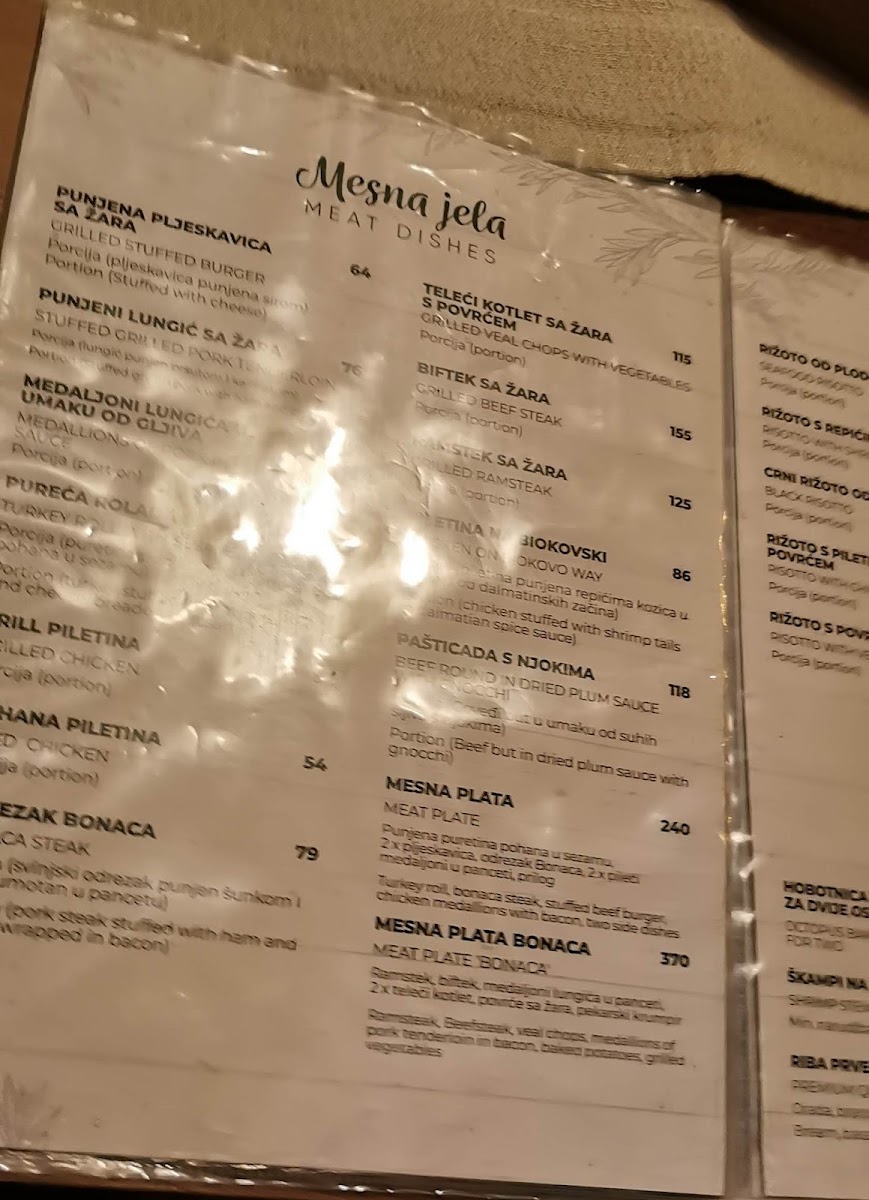 Konoba Bonaca Zaprešić Menu - Image 3